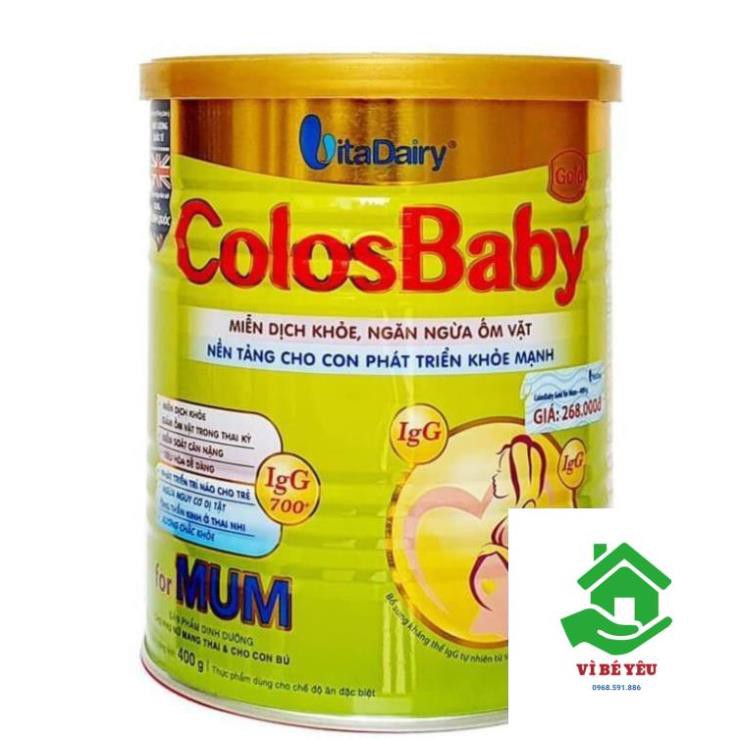 Sữa bột ColosBaby Gold Mum 800G Date 2023