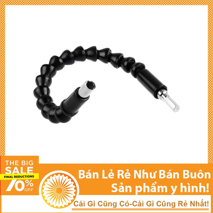 Dây 30cm Nối Dài Vặn Vít, Ống Nối Mềm Vặn Vít Uốn Cong Dùng Cho Máy Khoan Pin Khoan Điện Cầm Tay Chuyển Động 180 Độ