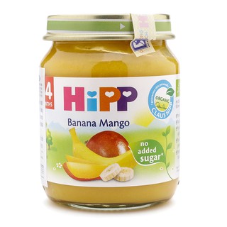 Dinh dưỡng đóng lọ HiPP Hoa quả( các vị: Mận, chuối, táo, đào, lê).