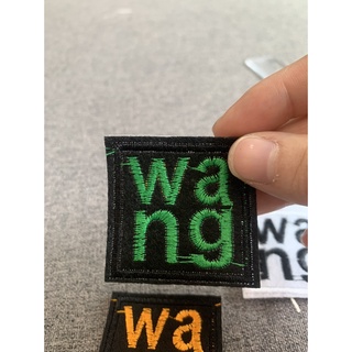 LOgo thêu chữ WANG