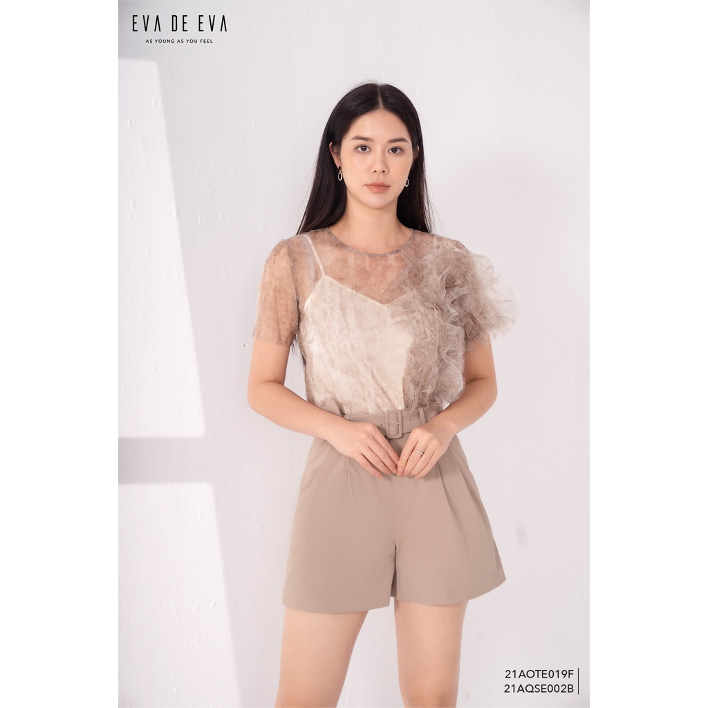 Áo nữ thiết kế cách điệu Eva de Eva 21AOTE019F