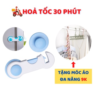 ⚡FREE SHIP⚡ Móc Khoá Cài Tủ, Khoá Ngăn Kéo Hộc Bàn, Khoá Tủ Đồ Nhựa Cứng ABS Chắc Chắn Giúp An Toàn Cho Bé