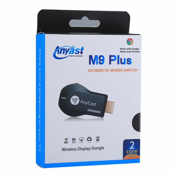 HDMI KHÔNG DÂY ANYCAST M4 - M9 PLUS NEW 2018 TỐC ĐỘ SIÊU NHANH