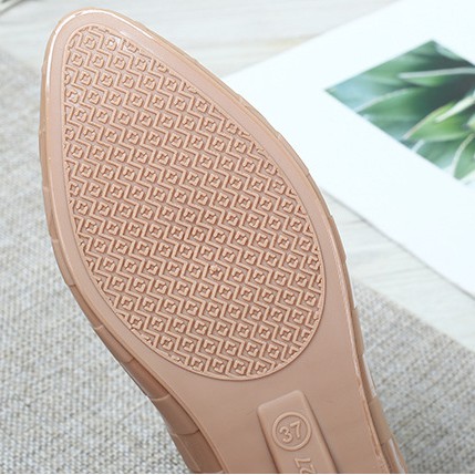 Giày nhựa đi mưa nữ Alina 3p dáng công sở nhiều màu Vuajay V251