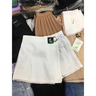 Quần Váy Nữ Vạt Chéo phối Nơ xinh