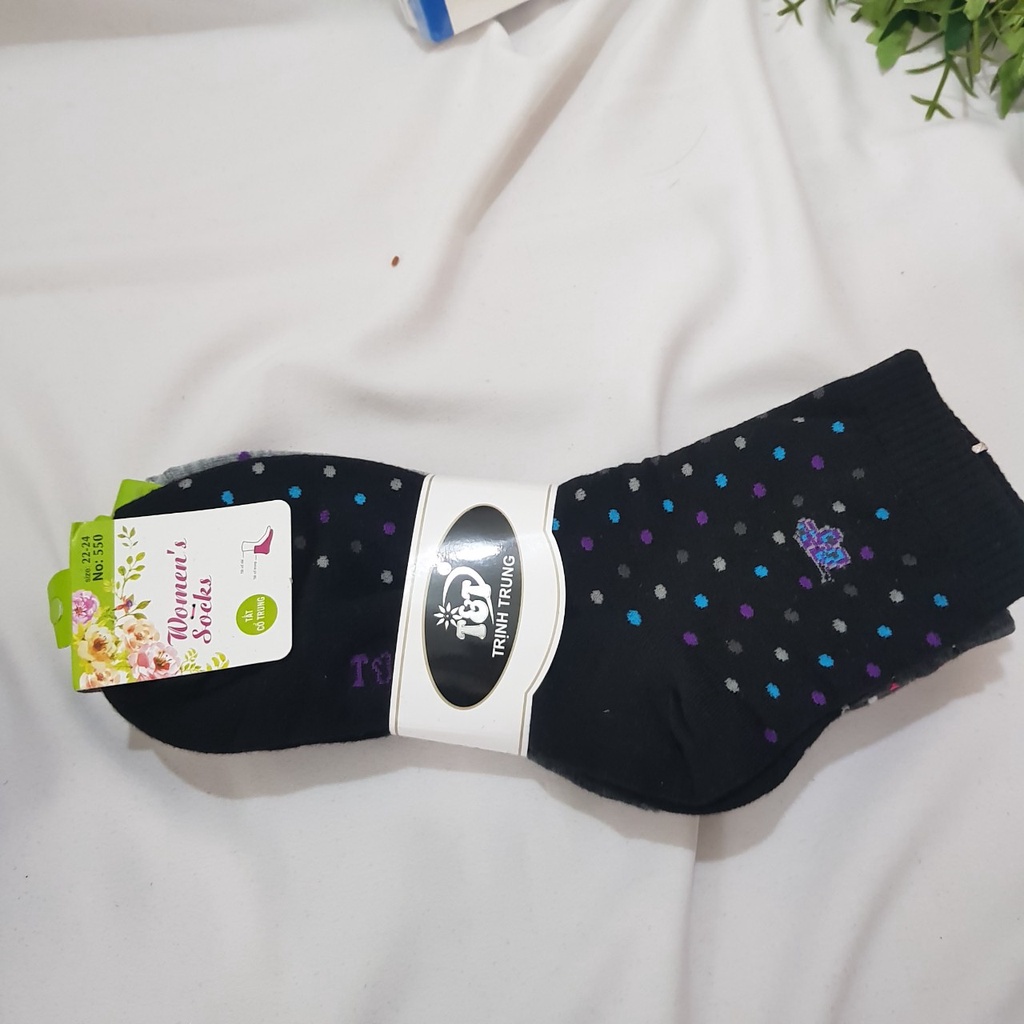 Tất Nữ Cổ cao Trịnh Trung - Họa Tiết Chấm