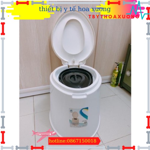 Bô Vệ Sinh Cho Người Già, Toilet Di Động Nhựa Cao Cấp