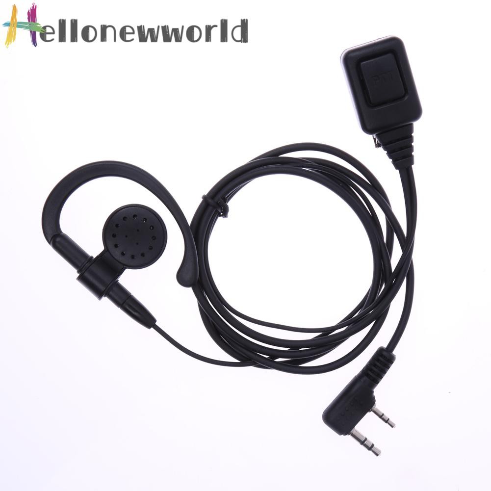 Tai Nghe 2 Pin Ptt Cho Bộ Đàm Baofeng Kenwood Puxing Wouxun Radio