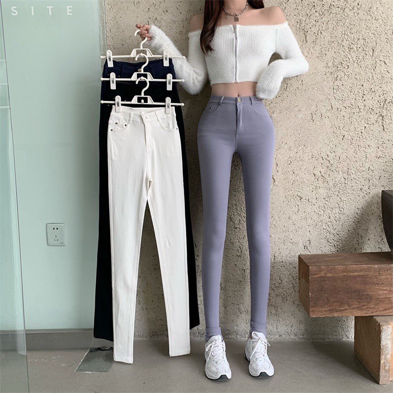 QUẦN JEANS ÔM THỜI TRANG NỮ