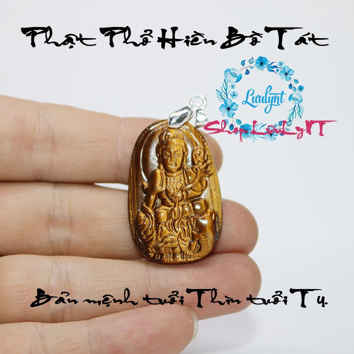 Mặt dây chuyền phật Phổ Hiền Bồ Tát - Vòng cổ mặt phật - mặt dây chuyền phật - phong thủy