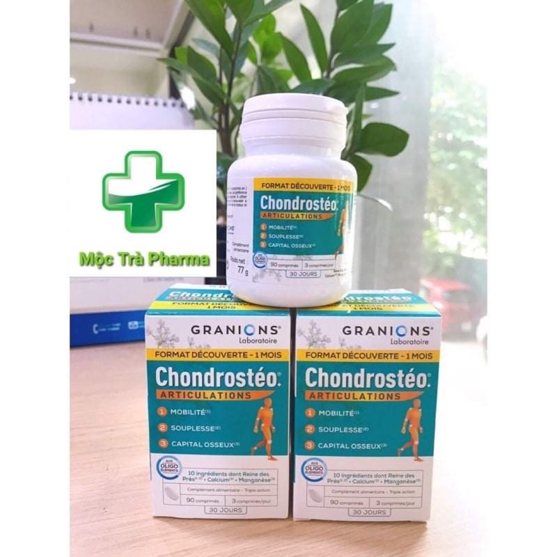 Viên Uống Bổ Khớp Chondrosteo( Hộp 90v)-Nhập Khẩu Pháp Chính Hãng