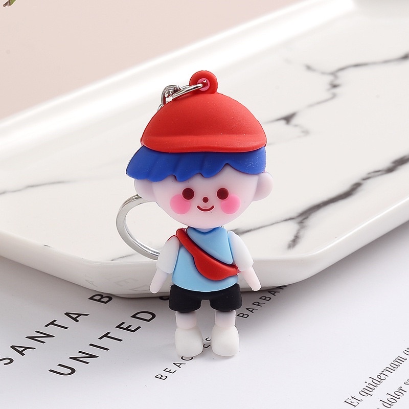Móc Khoá Nhân Vật Hoạt Hình, Búp Bê, Đồ Ăn Nhanh cute giá rẻ