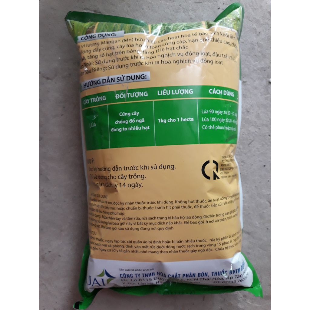 Phân bón vi lượng dạng phun rãi PACLO MỸ gói 1kg