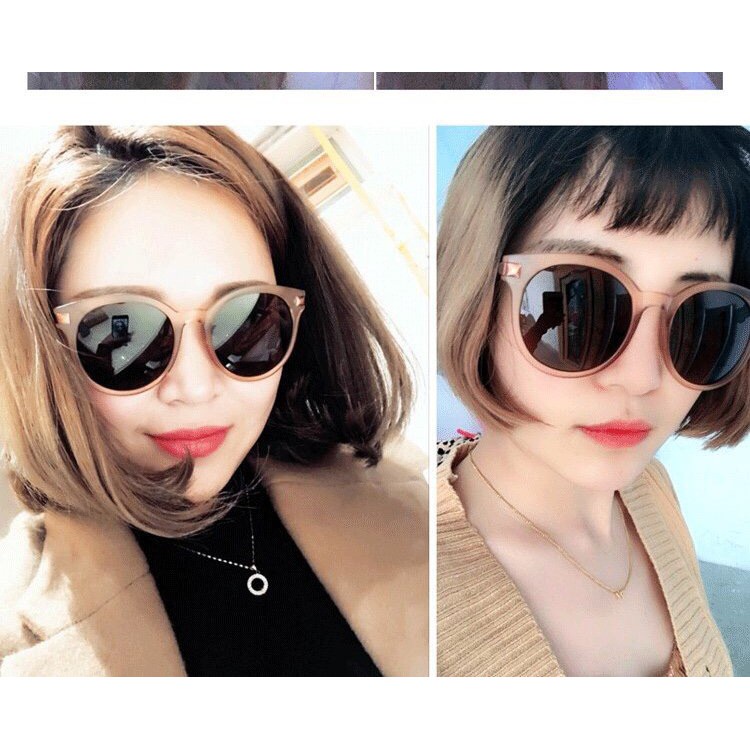 Mắt Kính GB Trà Form Tròn K84 Thời Trang Siêu Hot - Hata24h