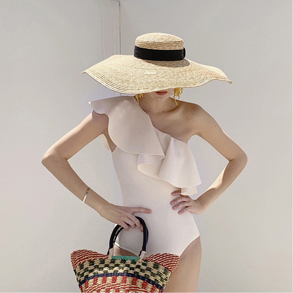 Bikini một mảnh thiết kế lệch vai sang chảnh - Đồ bơi nữ cao cấp DEMURE