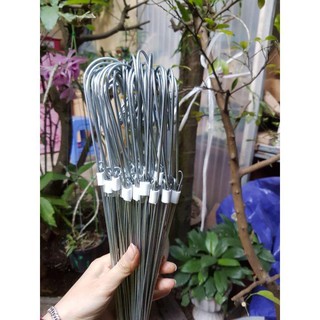 50 móc kẽm treo lan 80cm