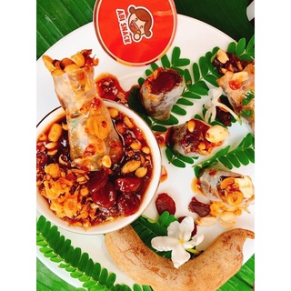 Bánh tráng sốt me abi