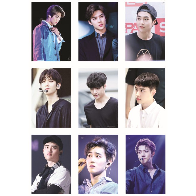 Lomo card ảnh EXO full 153 ảnh