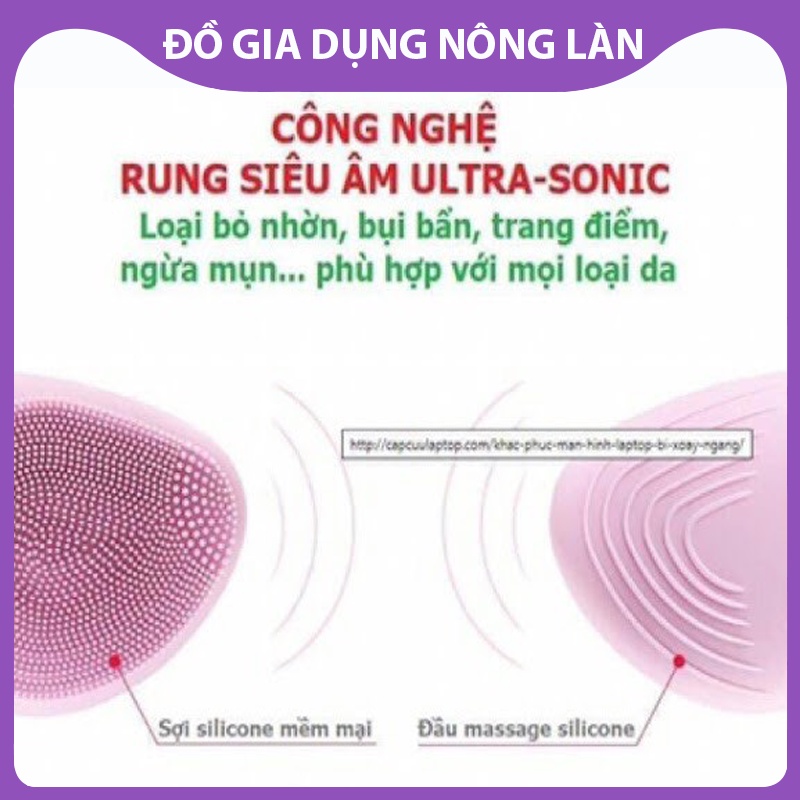 Máy rửa mặt SONIC FACIAL cao cấp 3 IN 1 NL Shop