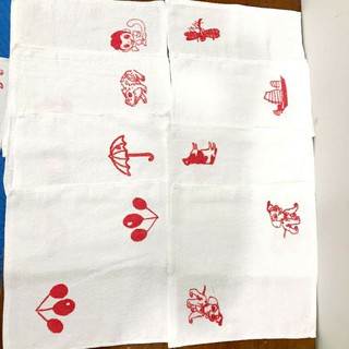 Khăn mầm non,khăn trẻ em cotton( in kí hiệu ib cho shop)