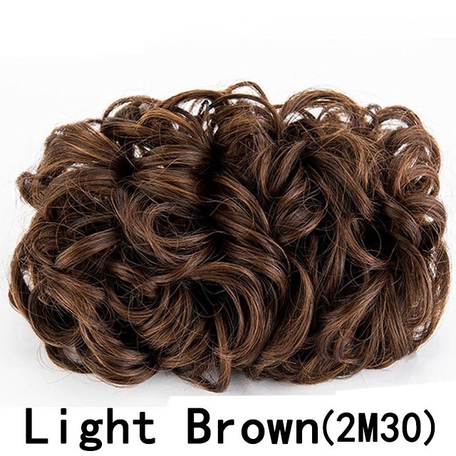 ★＿★ Girls Curly Hair Ponytails Hair Extensions Wrapped In Ponytails High Temperature Synthetic Wigs