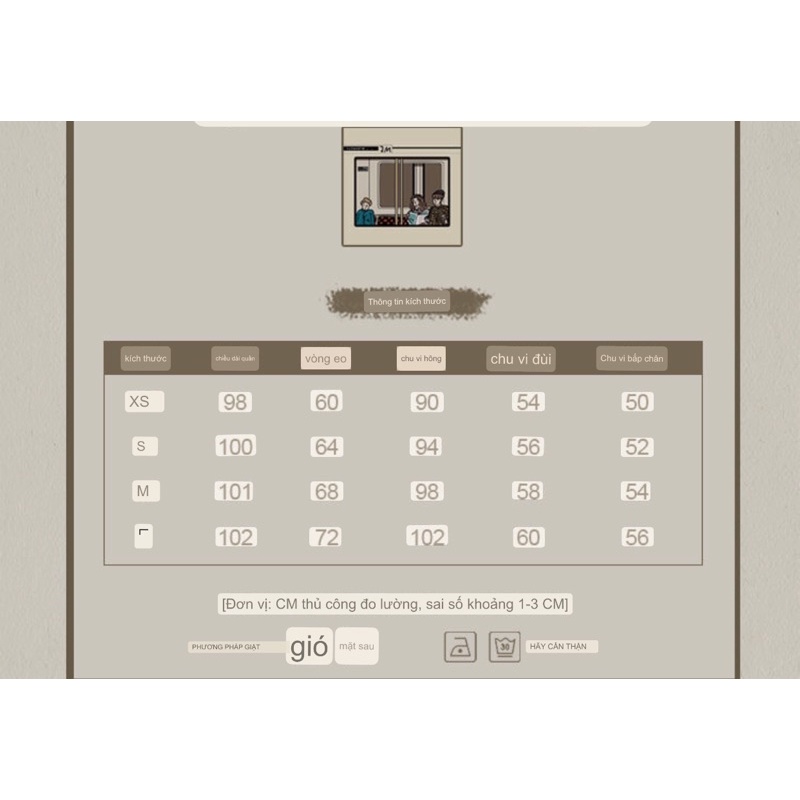 Quần jeans kaki ống suông dài màu trắng sữa thêu hoa phong cách Hàn Quốc Salyn KK01