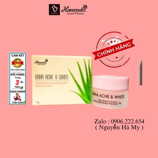 Kem ngừa m.ụ.n thâm trắng da Hana Acne White - Hânyuki size mini