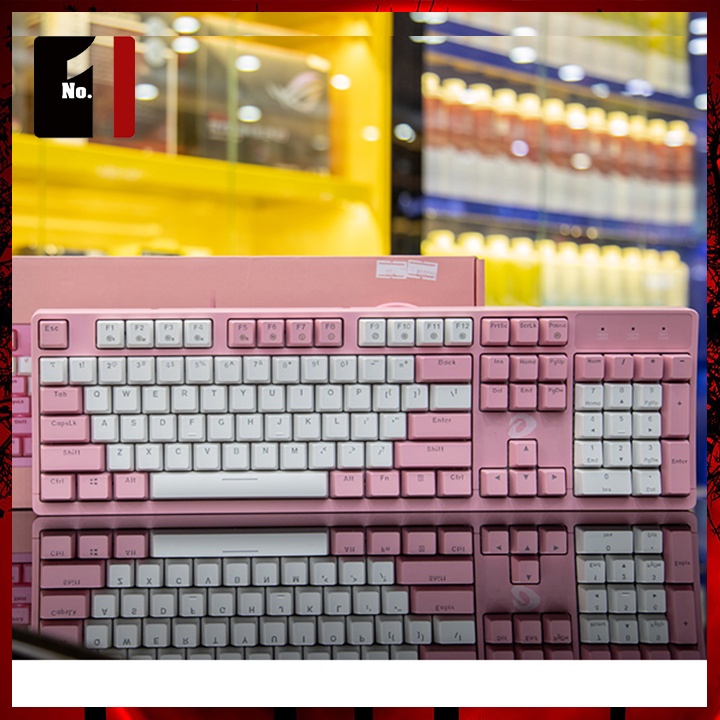 Bàn Phím Cơ Gaming Máy Tính DareU EK1280S Màu Hồng Led RGB Bàn Phím Vi Tính Laptop Pc Chơi Game Dễ Thương Có Dây