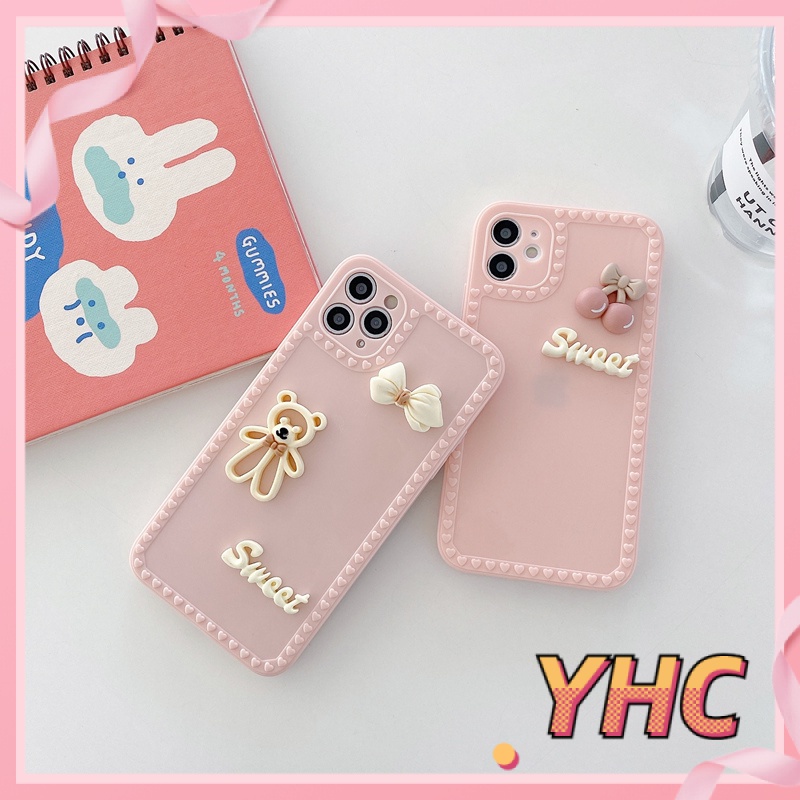 ốp iphone Họa Tiết Trái Cherry 3D Dễ Thương tương thích iPhone 6/6plus/6s/6splus/7/7plus/8/8plus/x/xs/xr/xsmax/11/12/13/pro/max/plus/promax-053