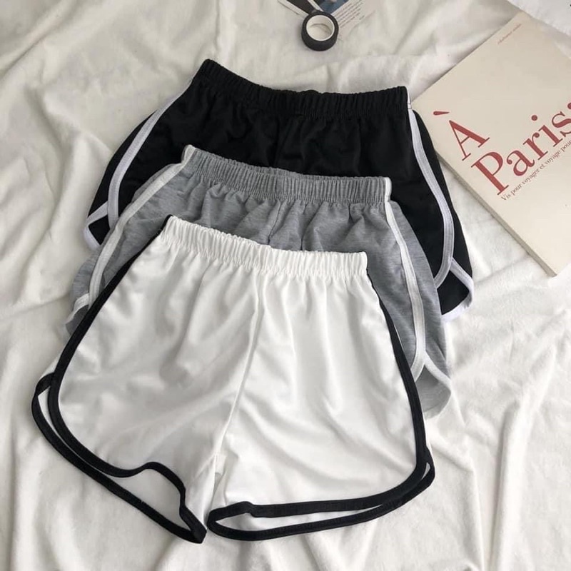Quần Đùi Viền quần short WADO dáng ngắn năng động trẻ trung 3 màu chất thun lạnh