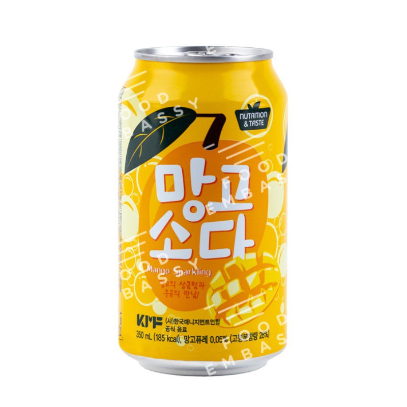 NƯỚC SODA TRÁI CÂY HÀN QUỐC SFC 350ML