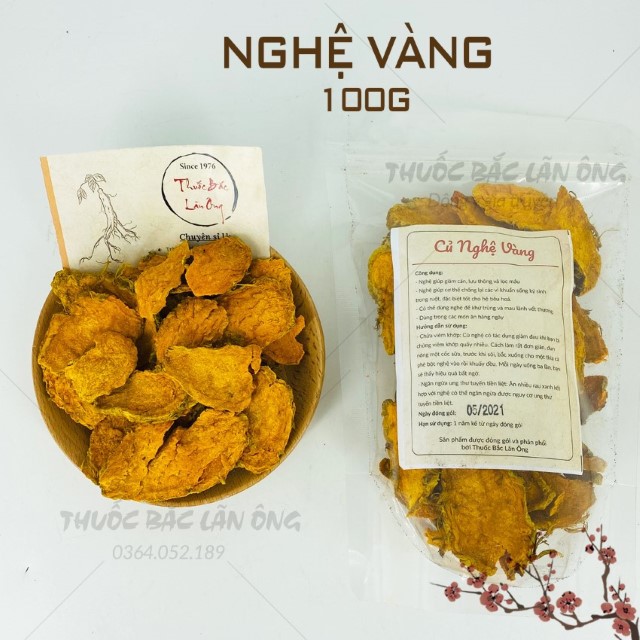 Nghệ Vàng Khô 100g