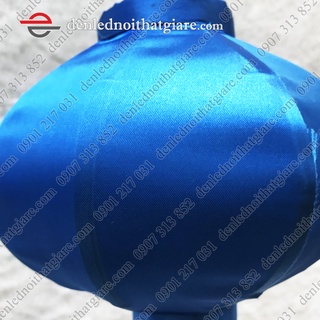 ĐÈN LỒNG HỘI AN VẢI PHI BÓNG- kiểu TRÒN - size 20cm - HAPB20TR