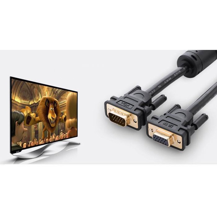 [FREESHIP 99K]_Cáp nối dài VGA (Đực - Cái) hỗ trợ HD, Full HD Ugreen 11614 | BigBuy360 - bigbuy360.vn