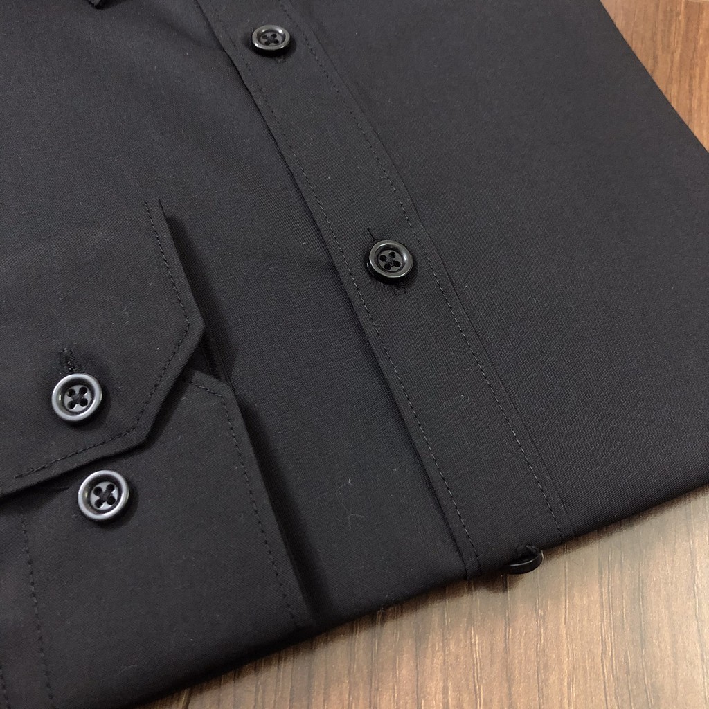 [Hàng cao cấp] Áo sơ mi nam đen dài tay cao cấp VNXK | BigBuy360 - bigbuy360.vn