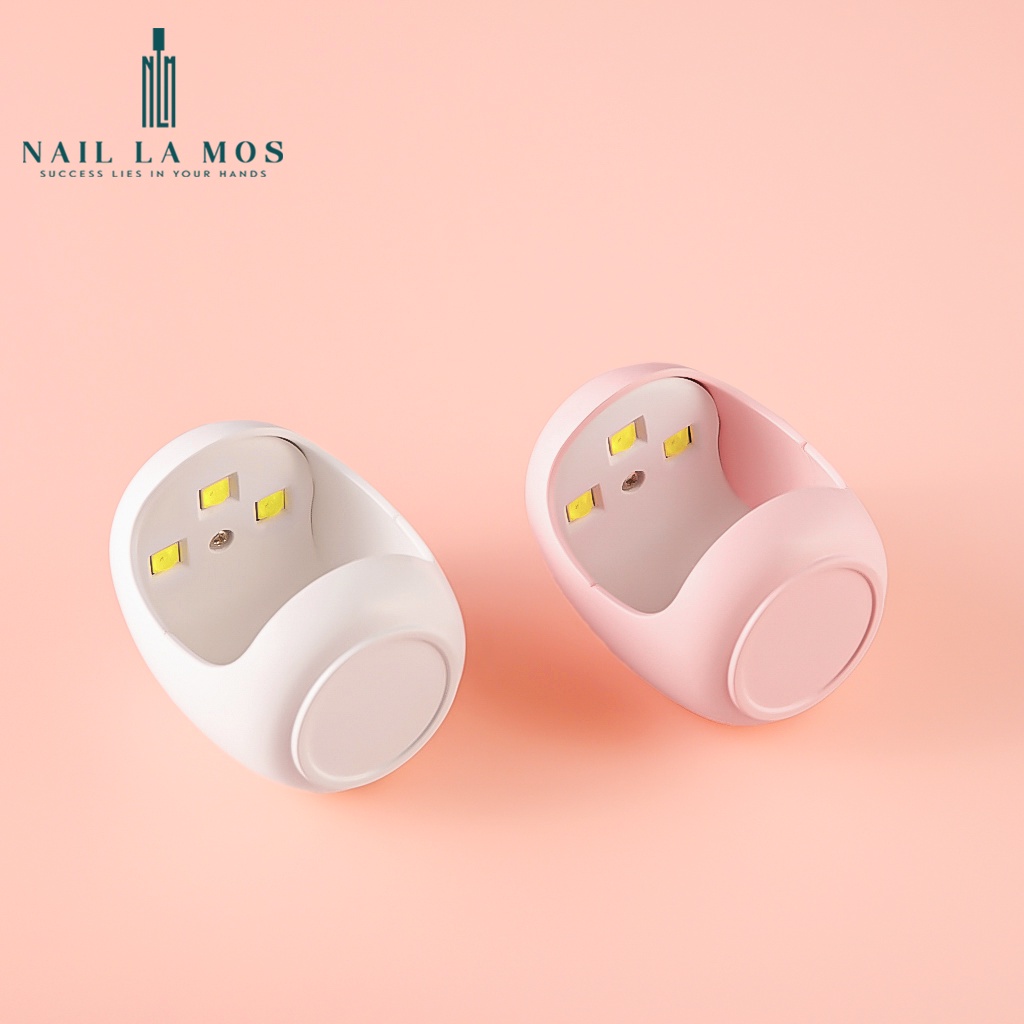 Máy hơ gel mini hình quả trứng - Máy hơ cầm tay nhỏ gọn tiện lợi (kèm dây sạc USB)