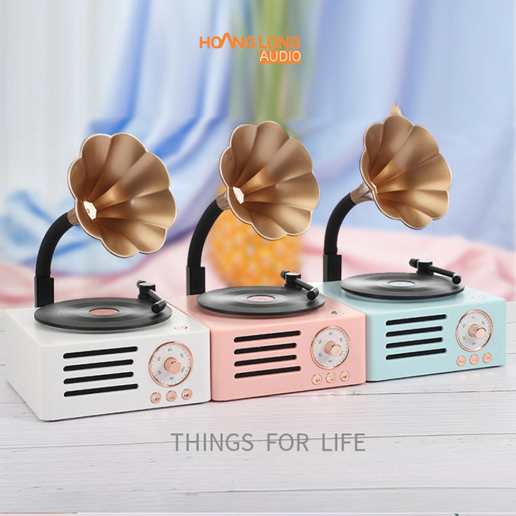 Loa bluetooth đĩa than X15 | loa không dây X10 đĩa than quay 3d
