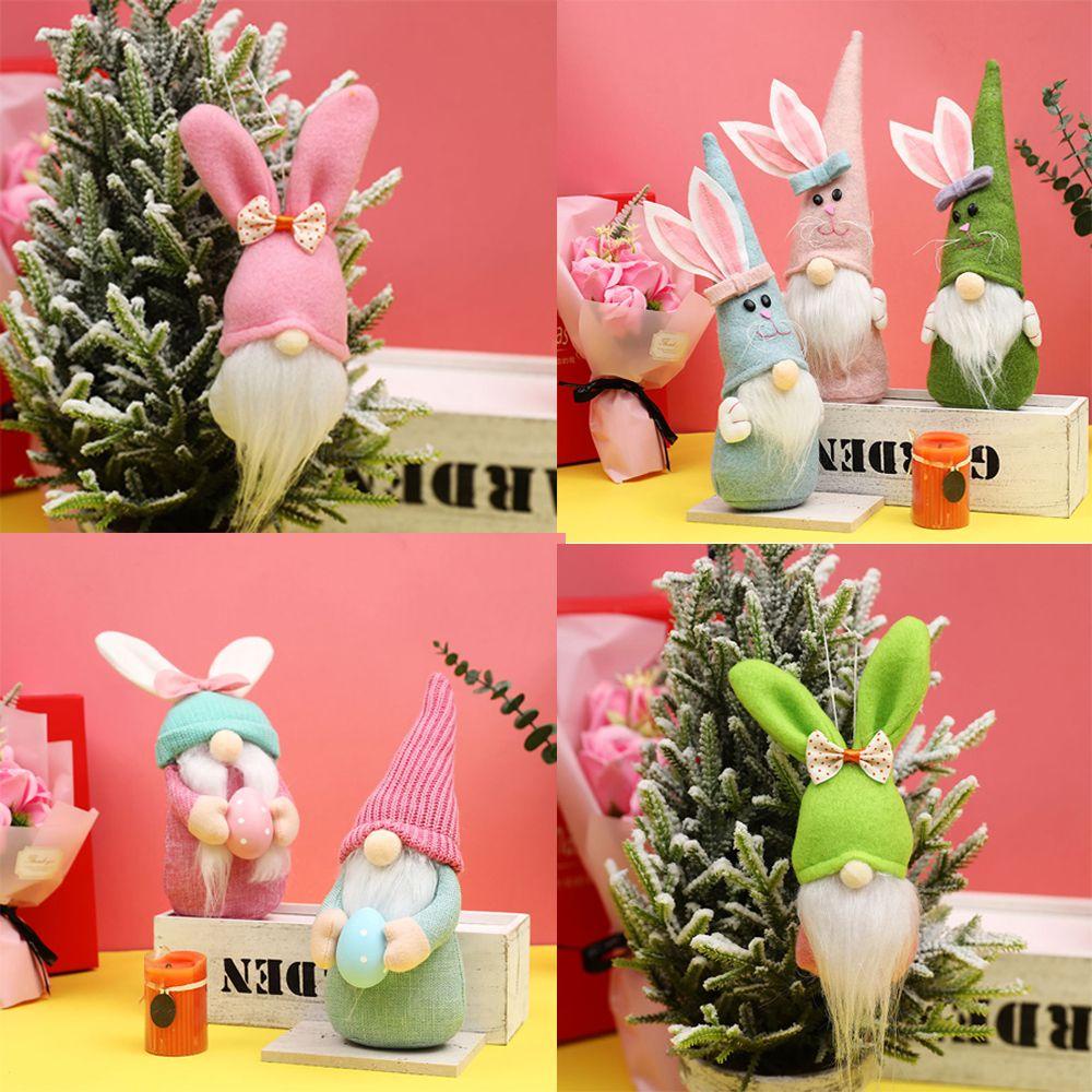 Set 1 / 6 Quả Trứng Phục Sinh Hình Thỏ Trang Trí