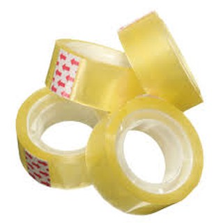 Băng dính vàng bản cuộn 2cm.