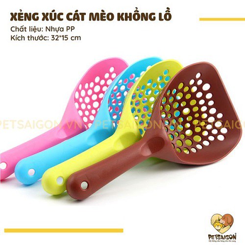 XẺNG XÚC CÁT VỆ SINH CHO MÈO KHỔNG LỒ