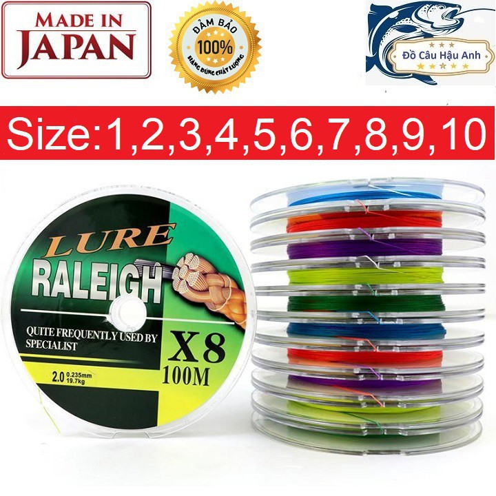 Dù câu cá PE Lure X8 - 7 màu mềm mịn cao cấp  hàng hót 22