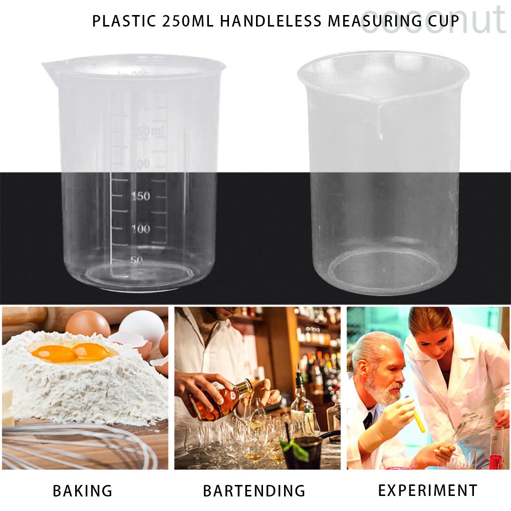 Cốc Đong Bằng Nhựa Dung Tích 250ml