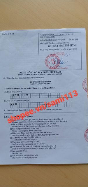 Linh Sâm mụn siêu tốc 24h