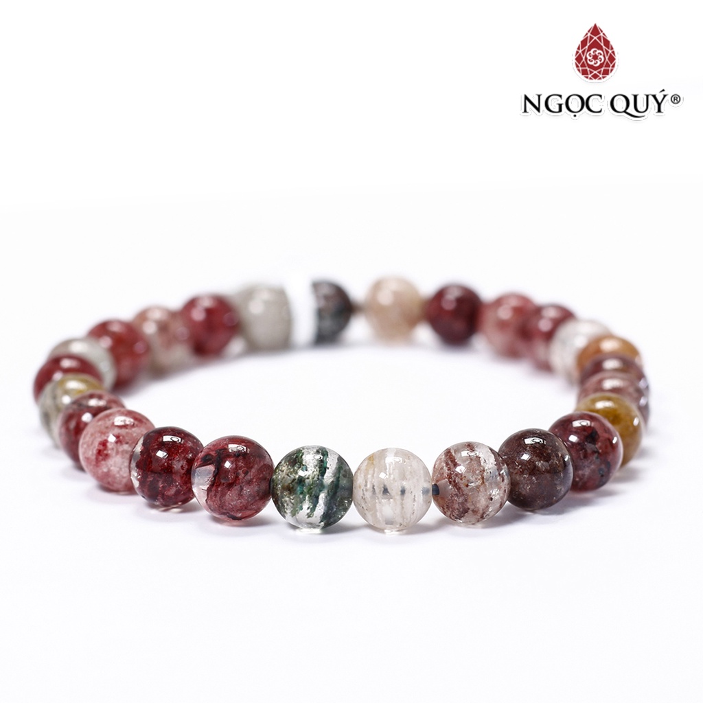 Vòng tay trơn TA ưu linh đa sắc - Ngọc Quý