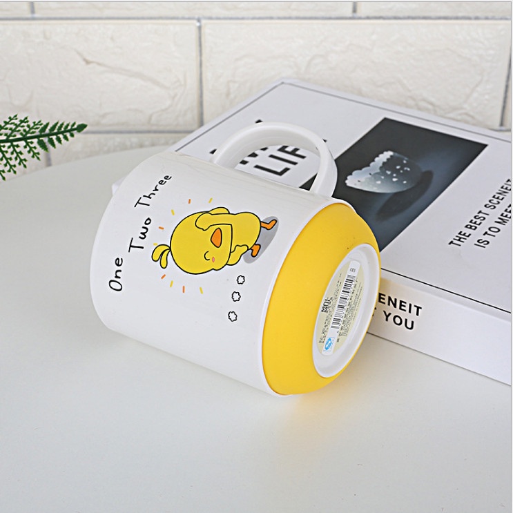 Cốc uống nước, đánh răng cho bé hình vịt siêu dễ thương