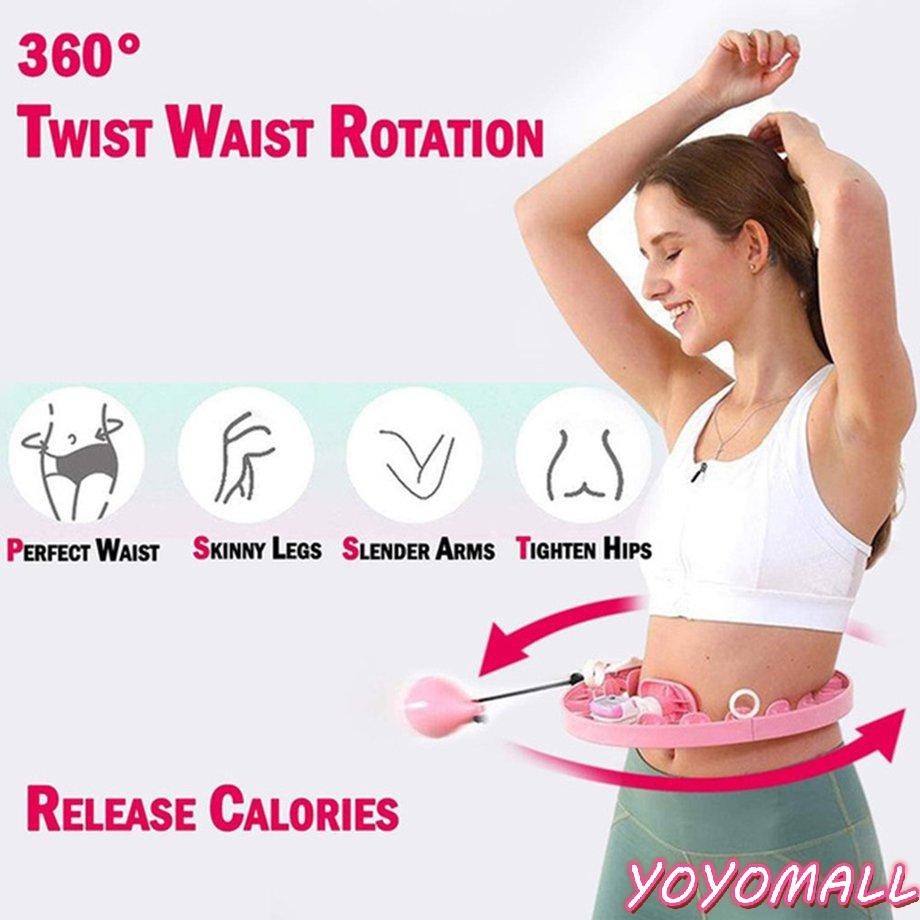 YOYO Smart Rolling Ring Adjustable Auto-Spin Thin Waist Abdominal Slimming Exercise