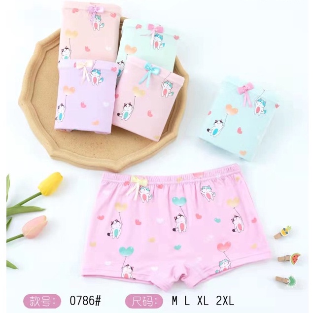 Quần chip đùi mặc váy cho bé gái cotton mềm mịn co giãn tốt