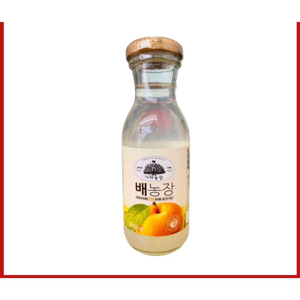 Nước ép lê Hàn quốc chai 180ml