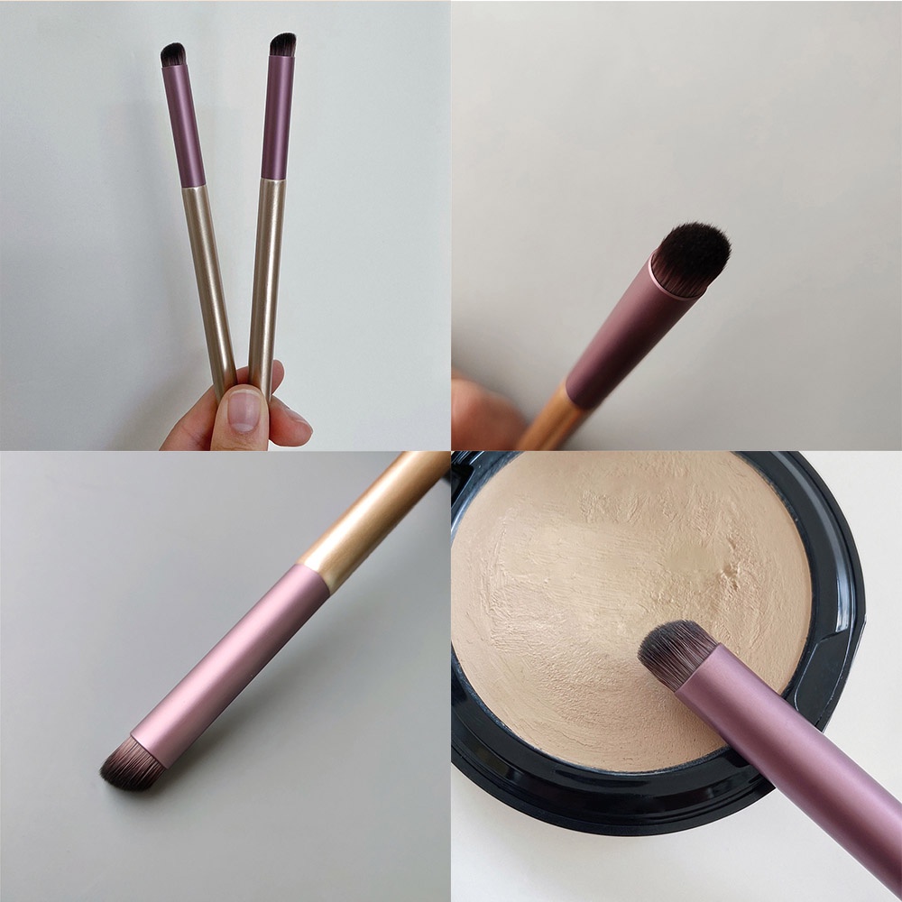 Cọ Trang Điểm Mini Đầu Tròn Có Độ Dốc Che Phủ Quầng Thâm Và Mụn Trứng Cá