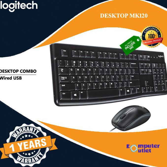 Bộ Bàn Phím Và Chuột Logitech Mk120-0512 | BigBuy360 - bigbuy360.vn